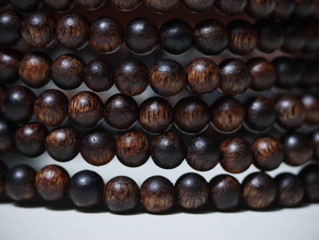Agarwood 5mm×216pcs Vietnam Nha Trang Agarwood Skewers Beads Rosary Collection Class