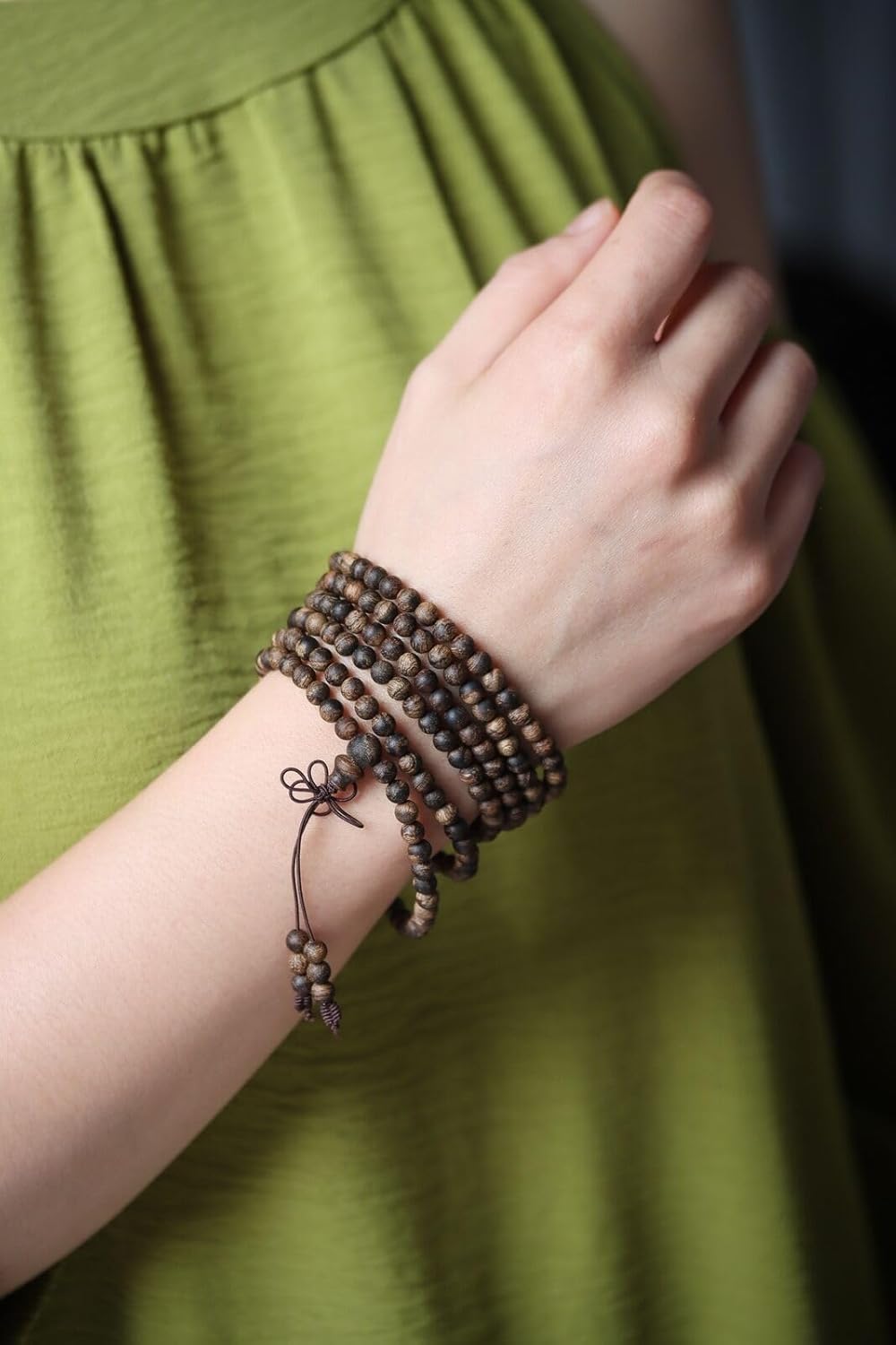 Agarwood Tiger Balm Darakan Agarwood 5㎜ 216 Small Rosary Beads Rosary Beads Multi Circles