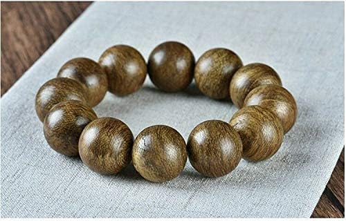 GLW Tarakan Wild Agarwood Malas Meditation Prayer Beads 18mm Japa #4897