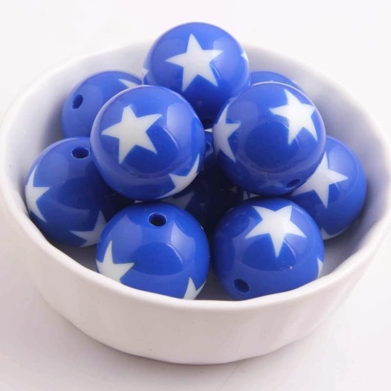 Davitu Kwoi Vita Acrylic Star Beads for Chunky Kids Fashion Jewelry 12MM 16MM 20MM|Acrylic Star Beads|Fashion beadsbeads Fashion - - (Color: Yellow, Item Diameter: 12mm 500pcs per Bag)