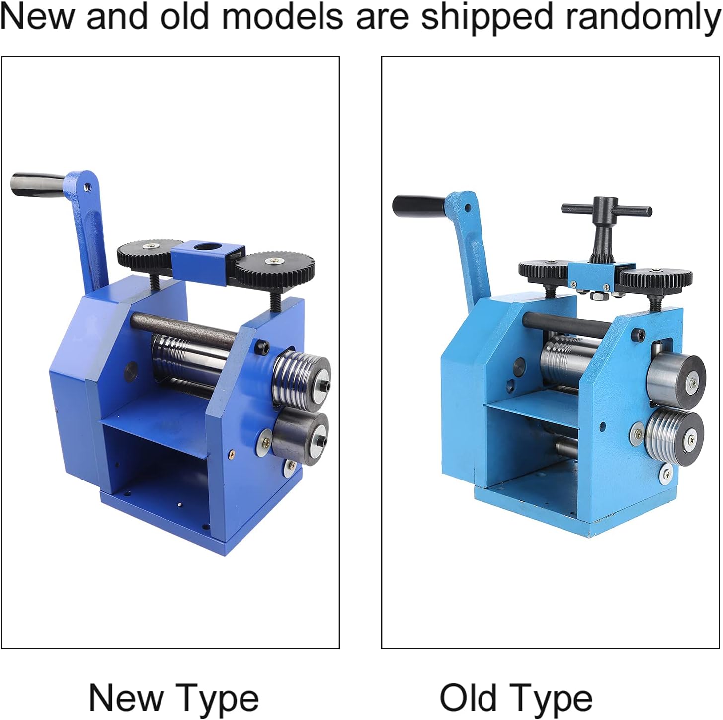 NSXAYIWE Jewelry Rolling Mill Machine, Manual Combination Rolling Mill for Jewelry, Iron Roller Rolling Mills for Jewelry Making