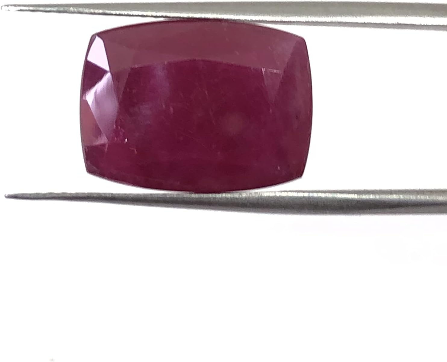 16.22 Ct Deep Red Ruby Cushion Shape Size 16x12 mm Cut Faceted Attractive High Quality Fine Loose Gemstone Best For Making Pendant Jewelry