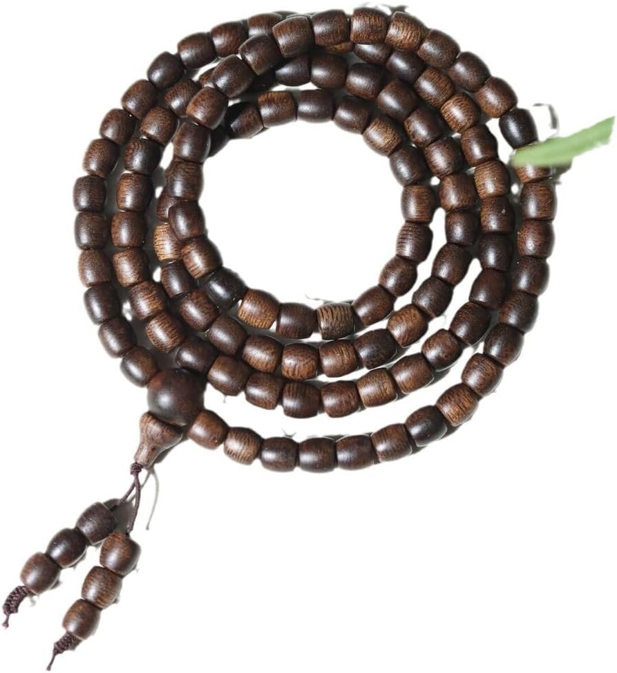 Agarwood 6mm×108pcs Phusen Red Clay Agarwood Bracelet Buddhist Beads Rosary Beads