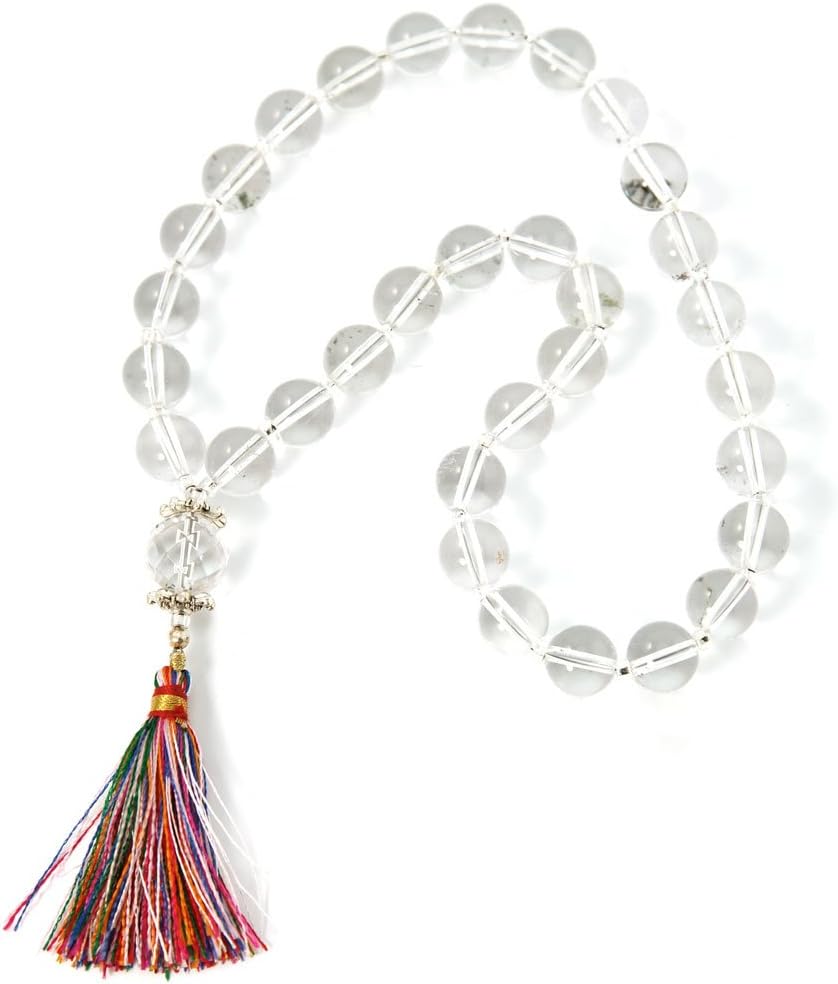 33 Muslim Tasbih Quartz Rock Crystal Prayer Beads