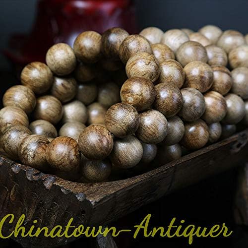 GLW Kalimantan 16 Mm Mala Meditation Wild Agarwood Aloewood Prayer Beads #3052