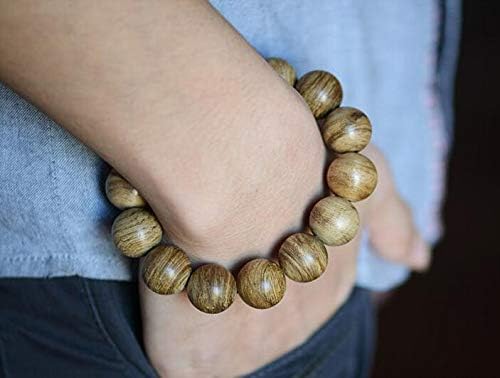 GLW Indonesia Tarakan 16 mm Wild Agarwood Aloewood Mala Meditation Prayer beads #692