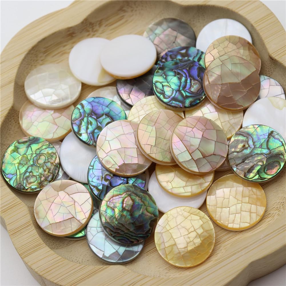 Natural Mop Seawater Shell Beads Disc for Jewelry Making DIY Necklace Earring Bracelet Pendant 16mm style1 100 Pieces