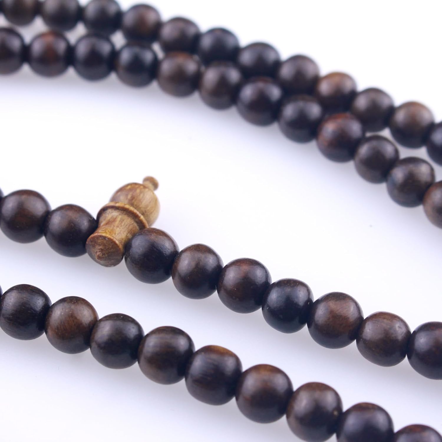 Muslims Islamic Dhikr 99 Tasbeeh Tasbih Prayer Beads, Oud Wood Beads with Tassel