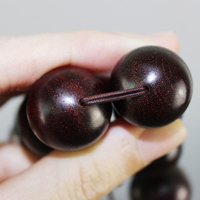 Mascot Wooden Crafts Wood Carving Art Wood Decoration Artwork 印度佛珠手链手串 2.0mm12颗顺纹牛毛网颗颗带金星(印度小叶紫檀多星)