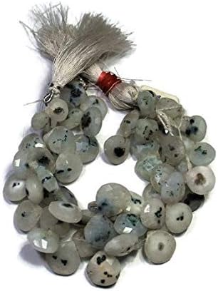 Solar Quartz Beads, Faceted Heart Beads, Solar Quartz Beads Faceted Cube Beads, 11 to 16 mm Approx, 7