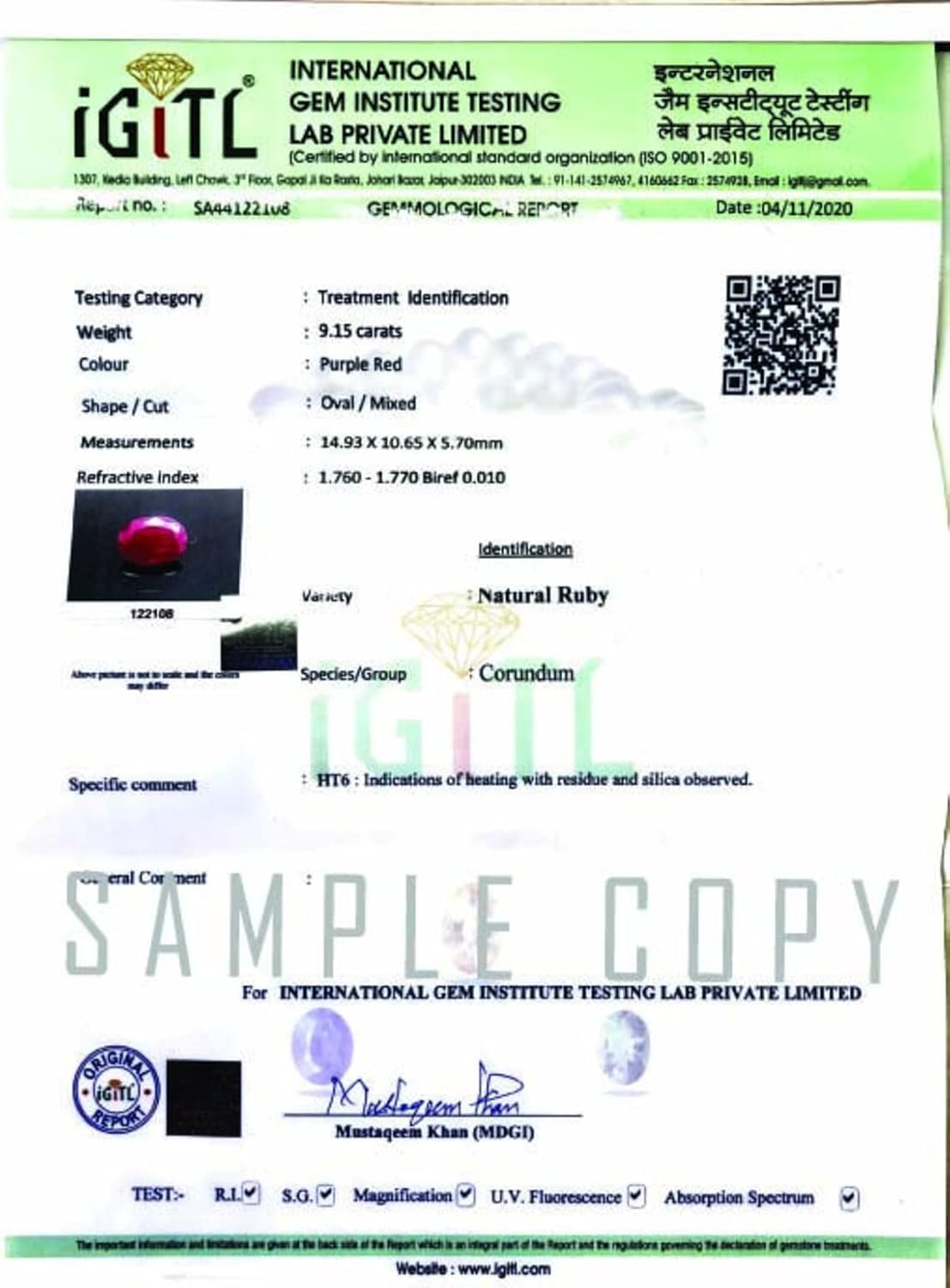 4.68 Ct Certified Natural Clean Surface Ruby Oval Shape Size 10.50x8.50 mm Cut Faceted Loose Gemstone Best For Making Ring, Pendant Jewelry