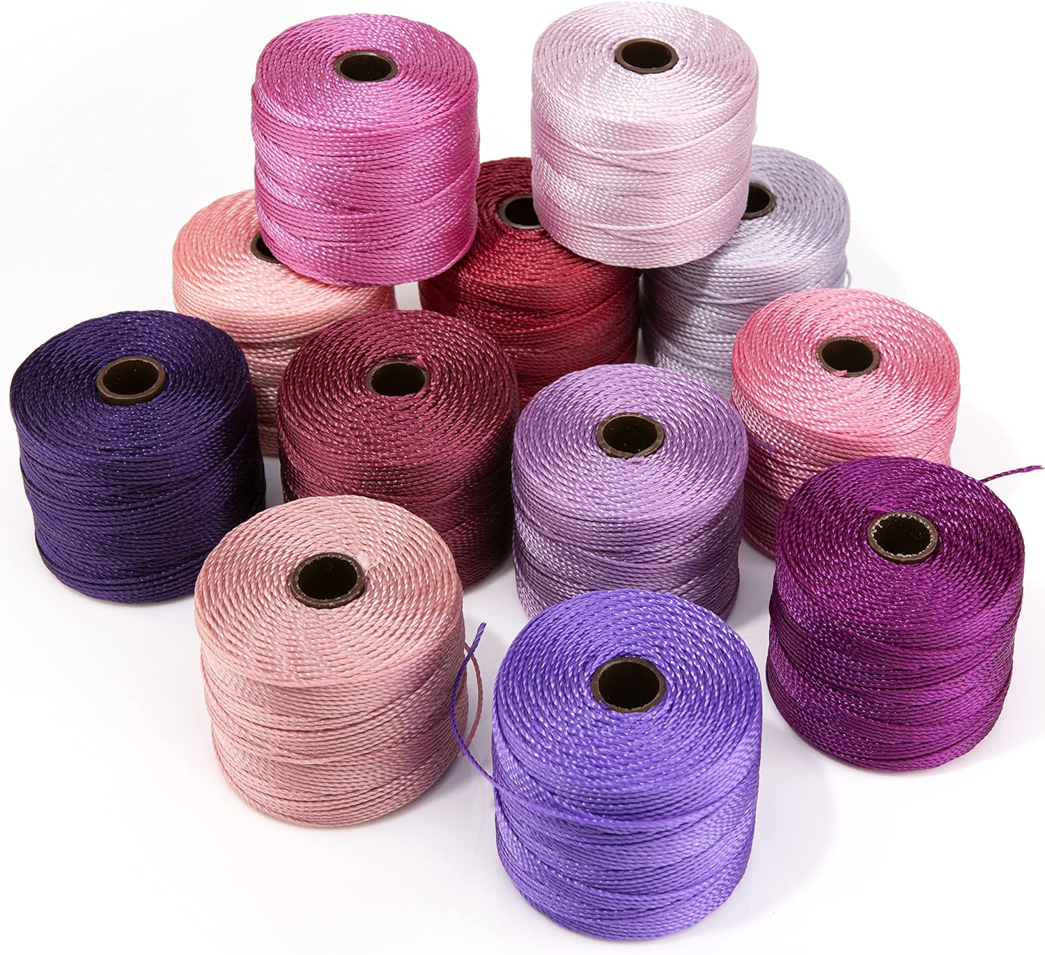 The Beadsmith Mini Macrame Kit - Bead Board 11.5 x 15.5 inches - Thread Zap II - 5.25” Thread Burner - S-Lon Cord #18 Cord, Multipack with 4 Spools – for Macrame and Knotting Jewelry Projects