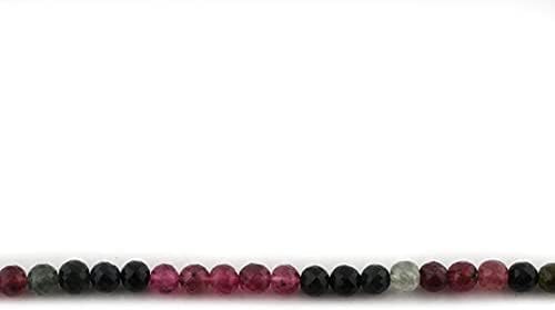 BEADS GEMSTONE Big Halloween Sale 1 Strand Multi Tourmaline Faceted Ball Beads - Multi Tourmaline Beads 6mm-7mm 16 Inch SB2077 Code-HIGH-36821