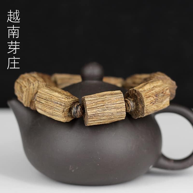 越南芽庄沉香桶珠随型手串 男女佛珠木质 手链木珠檀香文玩工艺(越南芽庄桶珠随型)