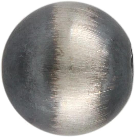 50pc Jewelry Making Sterling Silver 8mm Navajo Bead - 2.2mm Hole