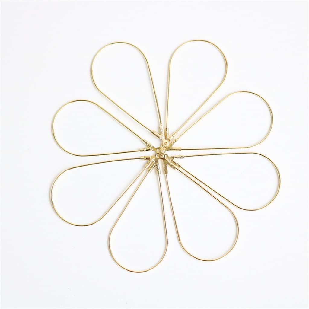 SIDUFHAOPKLL Geometric Teardrop Earrings Ear Clips DIY Handmade Jewellery Accessories Material Kit(D)