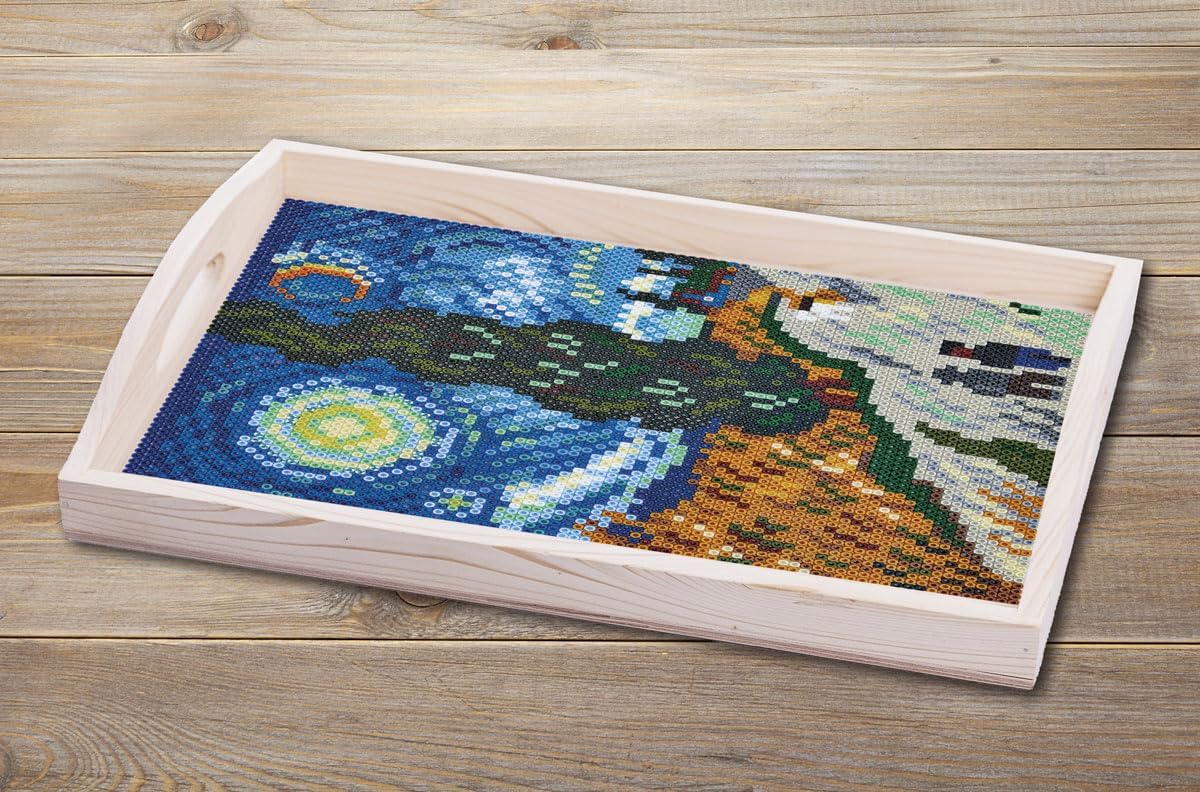 Hama Art 3607 Van Gogh Bead Kit, Blue, Black, Brown, Yellow, Green