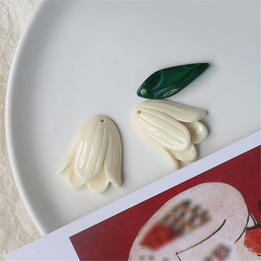 SIDUFHAOPKLL Texture Earrings Handmade Resin Acrylic DIY Materials Jewelry Accessories(E)