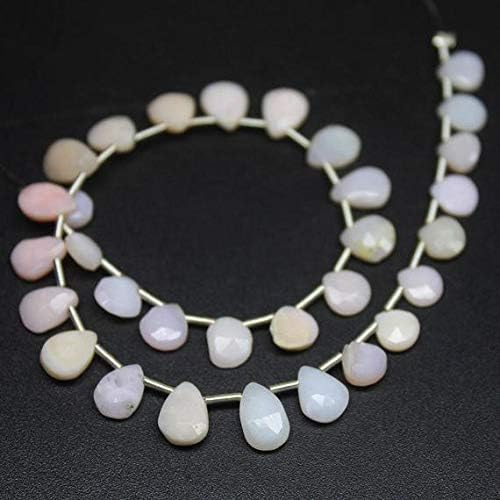 1 Strand Opal pear Drop Faceted 8'' Long Strand Gemstone Beads, Jewelry Supplies for Jewelry Making, Bulk Beads, for Meditation Jewellery Gemstone Size 5mm to 8mm