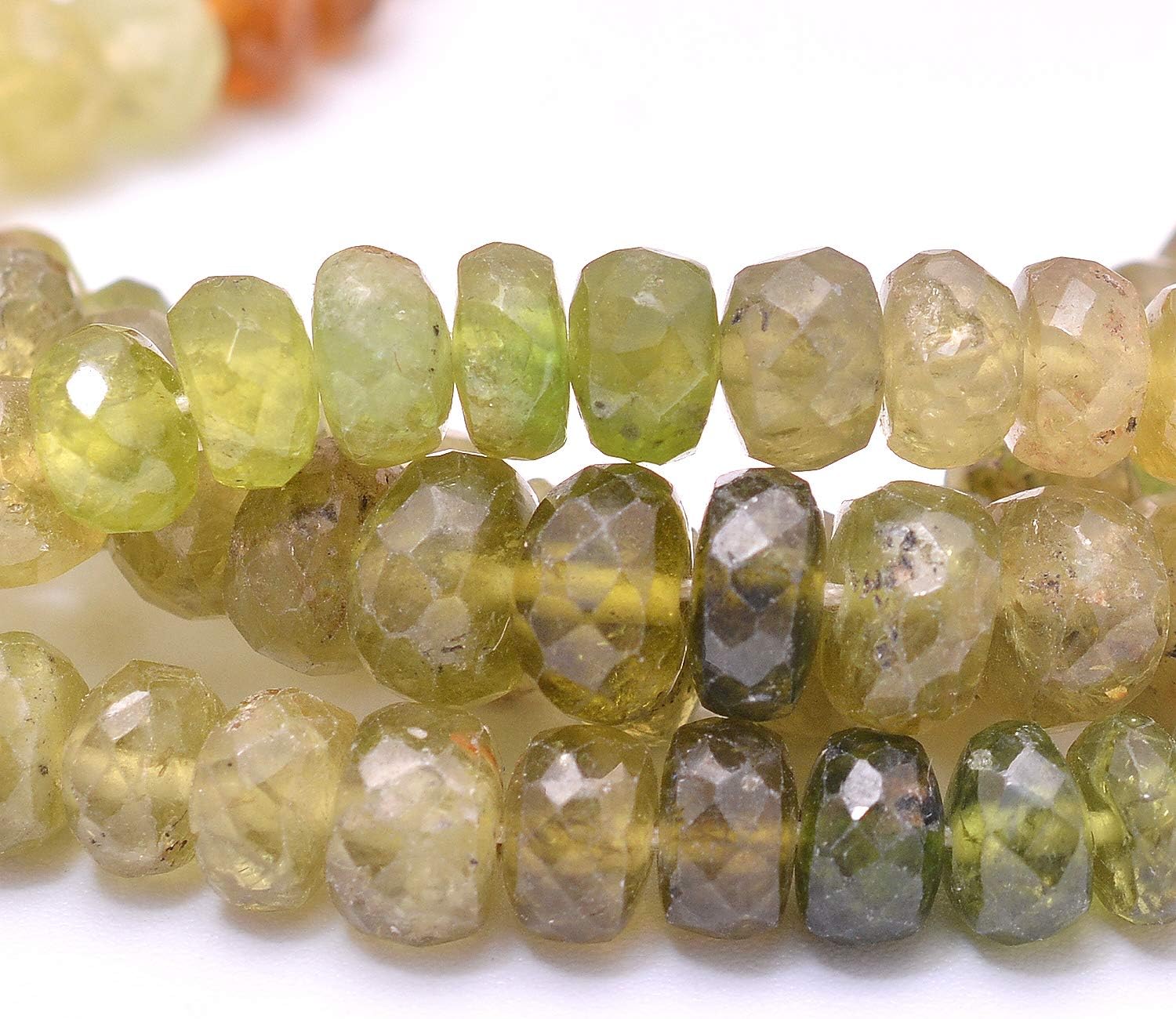 Natural Grossular Garnet Micro Faceted Roundelle Beads,Amazing Quality Natural Grossular Garnet Beads,Natural Garnet Beads,Grossular Garnet Beads,Garnet Beads, Garnet, Grossular Garnet