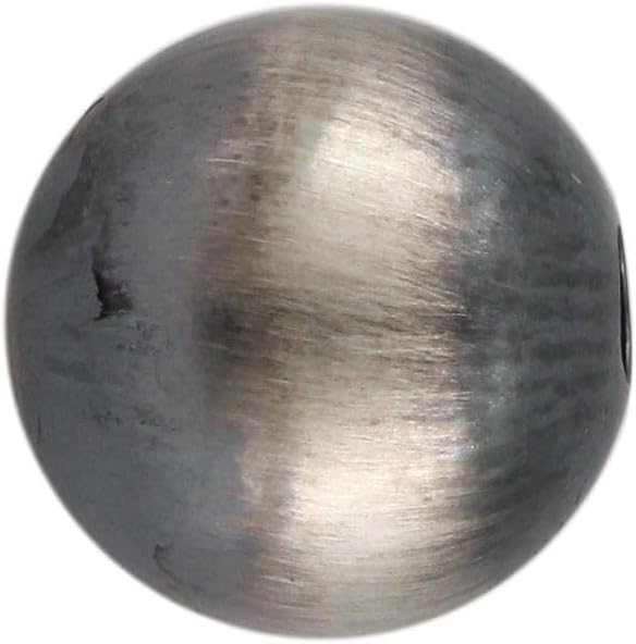 25pc Jewelry Making Sterling Silver 10mm Navajo Bead - 2.5mm Hole