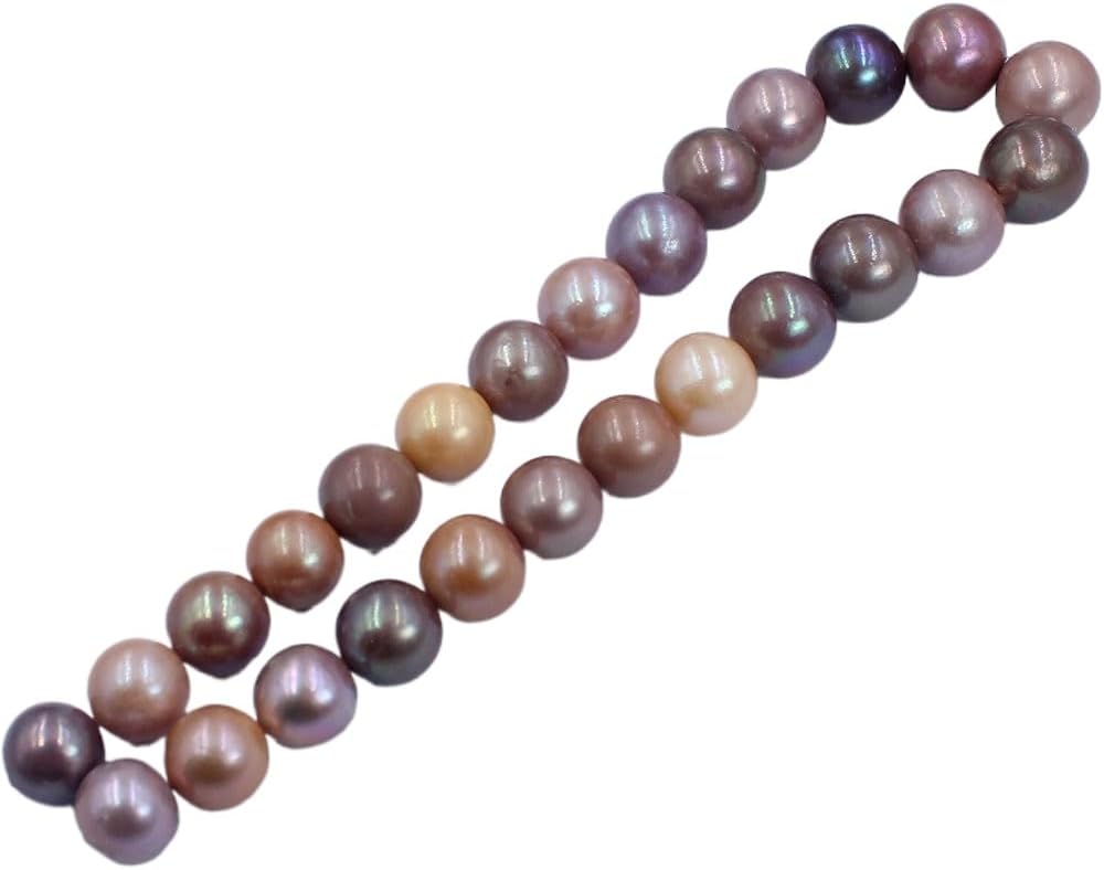 Natural 14-18mm Graduated Round Mixed Edison Freshwater Pearl Jewelry DIY Big Beads Strand 16