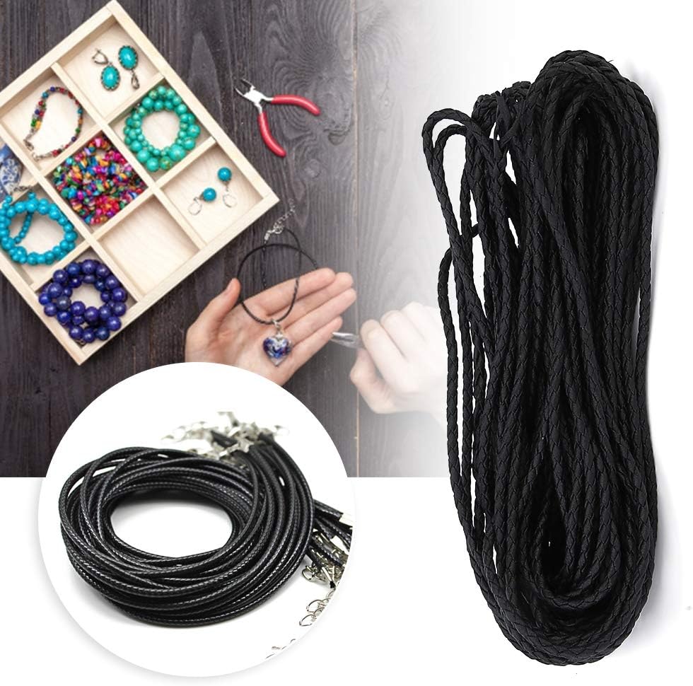 Oceanside Necklace Cord, PU Leather Soft Bracelet Cord, Jewelry Making Cord Necklace for Bracelets & Necklaces