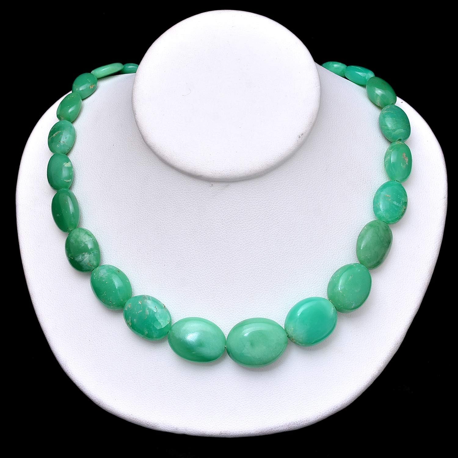 Chrysoprase Oval Tumble Beads,Chrysoprase Polished Beads,Chrysoprase Bead,Chrysoprase,Gemstone Beads,Natural Chrysoprase Beads,Chrysoprase Polished Tumbled,Chrysoprase