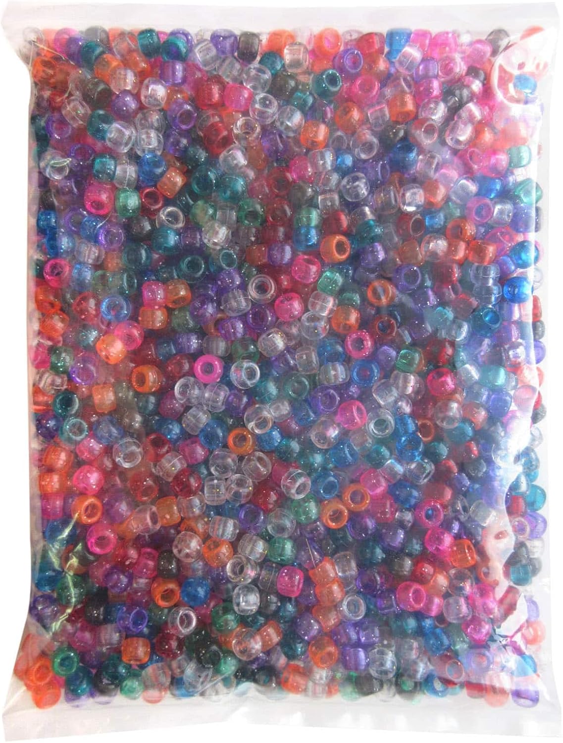 Creatology 12 Pack: 1lb. Multicolor Pony Beads, 6mm x 9mm