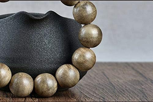 GLW Malinao Wild Agarwood 15mm Malas Meditation Prayer Beads Japa #4890