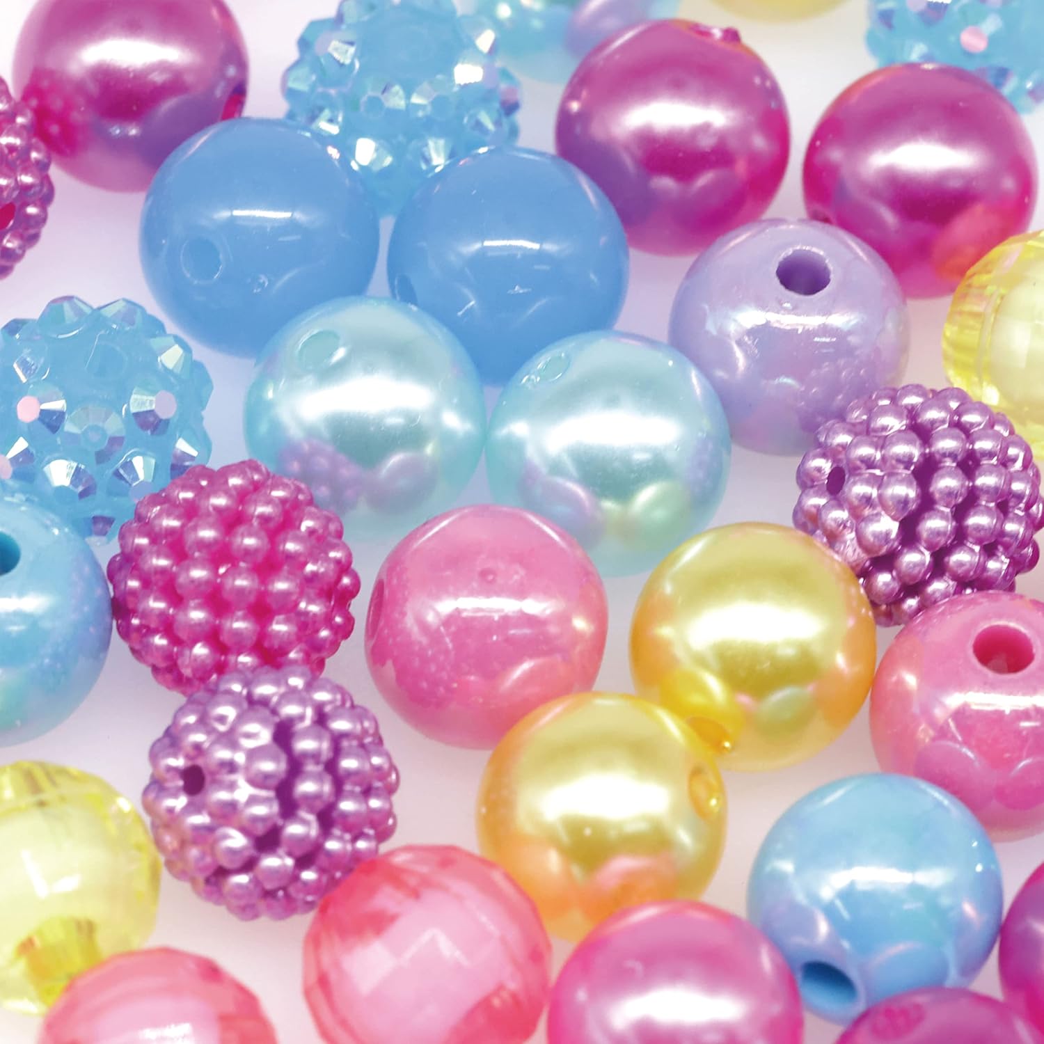 Creatology Mixed Gumball Beads, 12 Packs: 100 ct. (1,200 Total)