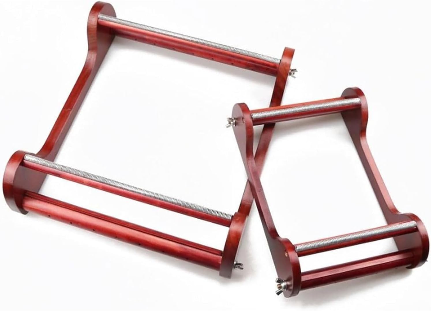 JOSBY Wooden Bead Loom, Handmade Jewelry Making Loom, Manual Bead Weaving Machine, Jewelry Making Tools, Two-Warp Loom, Easy Assembly, for DIY Artifact, Bracelet, Pendant, Necklace, Belts