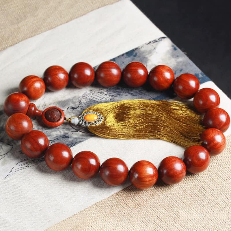 赞比亚小叶紫DIY檀进宝运转款手持汽车后视镜挂件 3.5×19颗(3.5×19颗)