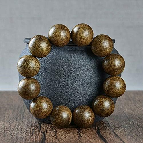 GLW Tarakan Wild Agarwood Malas Meditation Prayer Beads 18mm Japa #4897
