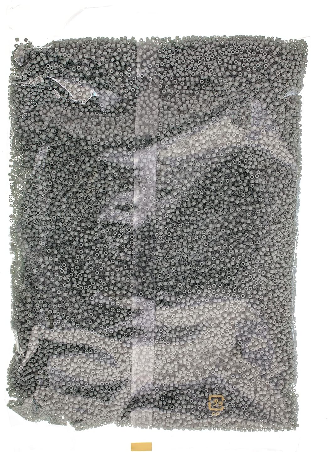 Miyuki Delica 11/0 - Frosted Glazed Light Grey Matte DB2281-250gms Bag of Japanese Glass Beads Bulk Bag of Japanese Glass Beads