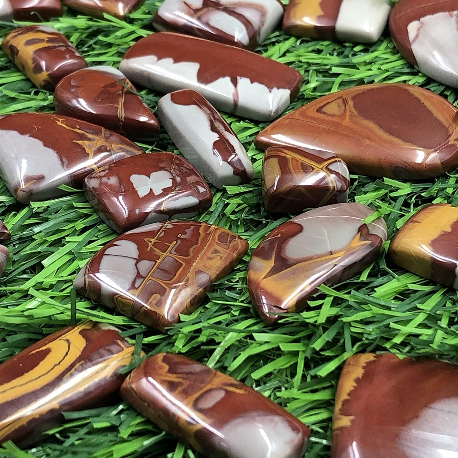 Natural NOREENA JASPER Gemstone Loose Cabochon Lot For Jewelry Making, Loose Gemstone For Ring, Earring & Pendant Necklace, Jewelry Making Cabochons, Healing Gemstones