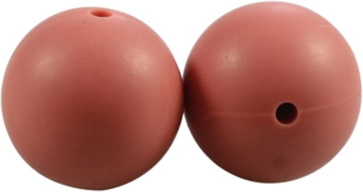 15mm 12mm Silicone Beads Bulk Round Silicone Beads for Keychain Making Silicone Beads Bulk DIY Bracelet Necklace Women Jewelry Making Handmade Supplies (15mm Color 9)