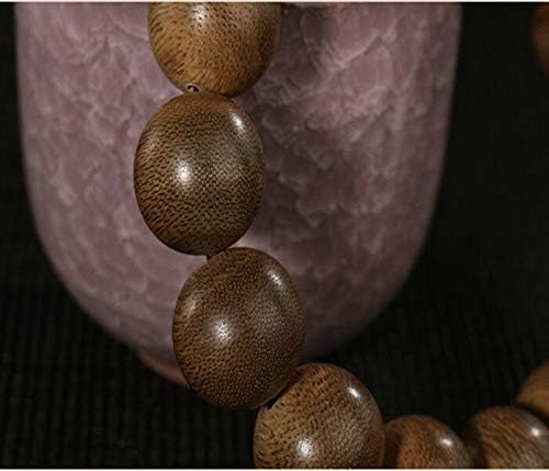 GLW 16mm Nha Trang Mala Meditation Wild Agarwood Aloewood Prayer Beads #4789