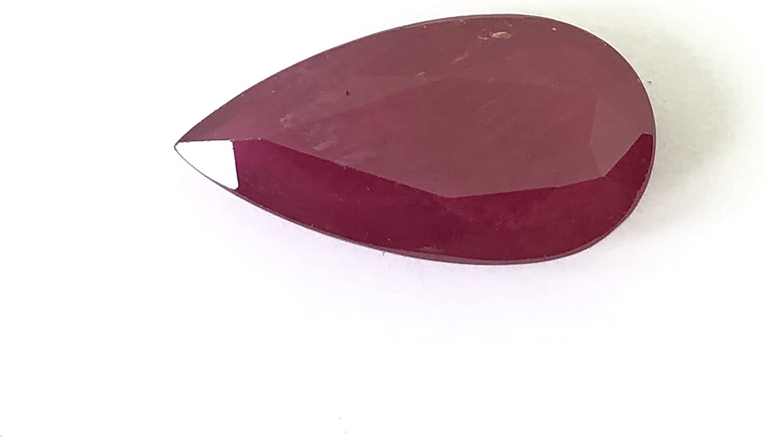 9.20 Ct Ruby Pear Shape Size 20x10 mm Cut Faceted Attractive High Quality Fine Loose Gemstone Best For Making Jewelry Pendant, Ring