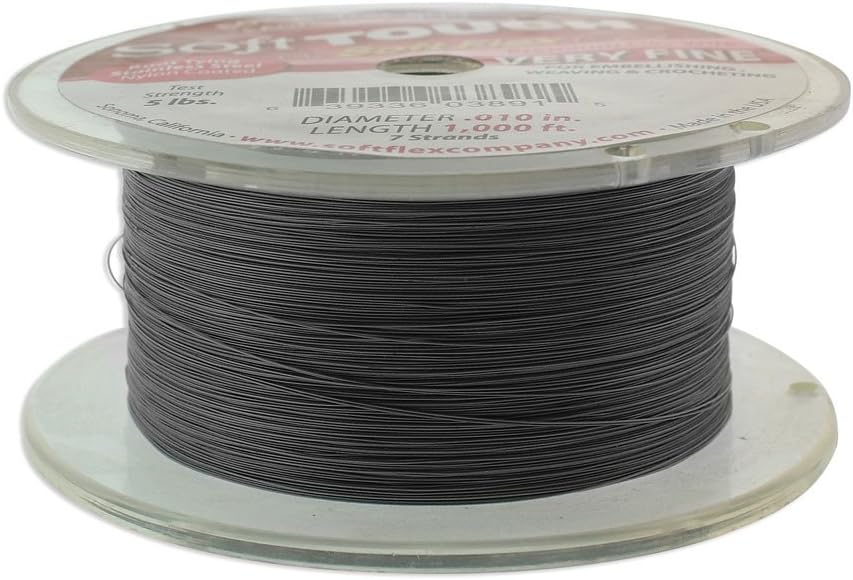 Soft Touch Wire .010 Dia. 1000 Ft. 7 Strand Premium Satin Si