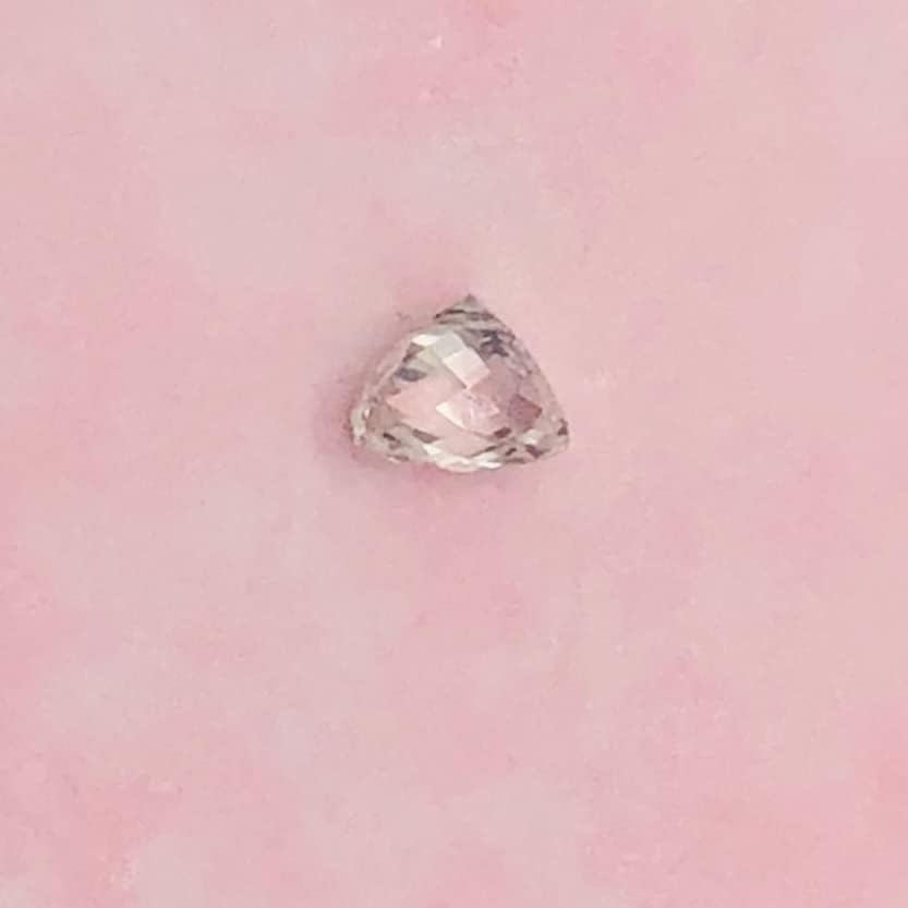 0.24cts Natural White Diamond Tabiz Briolette Bead 10617D for Jewelry Making