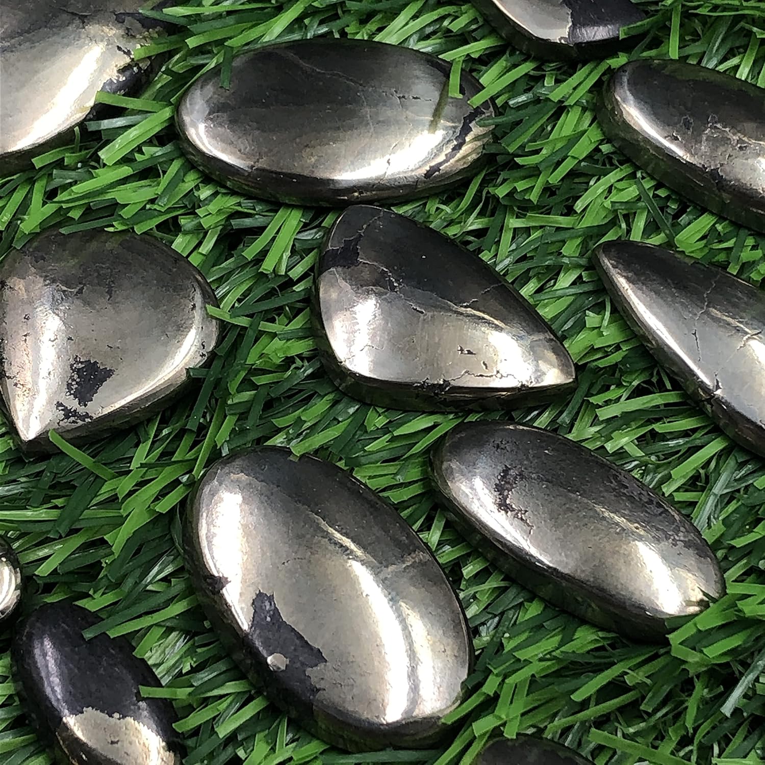 Natural APACHE GOLD Gemstone Loose Cabochon Lot For Jewelry Making, Loose Gemstone For Ring, Earring & Pendant Necklace, Jewelry Making Cabochons, Healing Gemstones