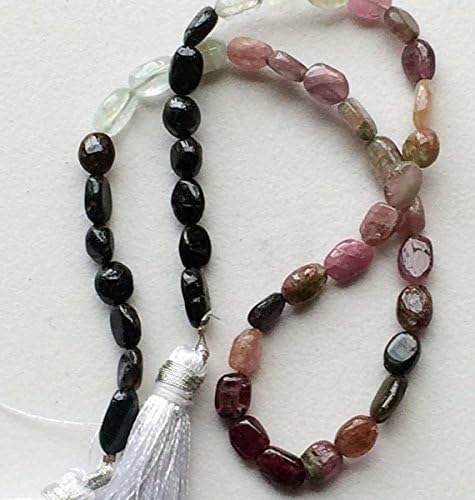 1 Strand Natural Multi Tourmaline Oval Beads, Tourmaline Gemstone, Multi Tourmaline Necklace, 5x7mm Approx, 12 Inch
