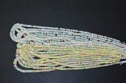 LOVEKUSH LKBEADS Ethiopian Opal 13 Strands Smooth Beads 2.5 to 7 mm Code-HIGH-45780