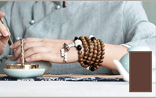 GLW Indonesia Genuine Wild Agarwood Aloewood 7 Mm Malas Meditation Prayer Beads#4950