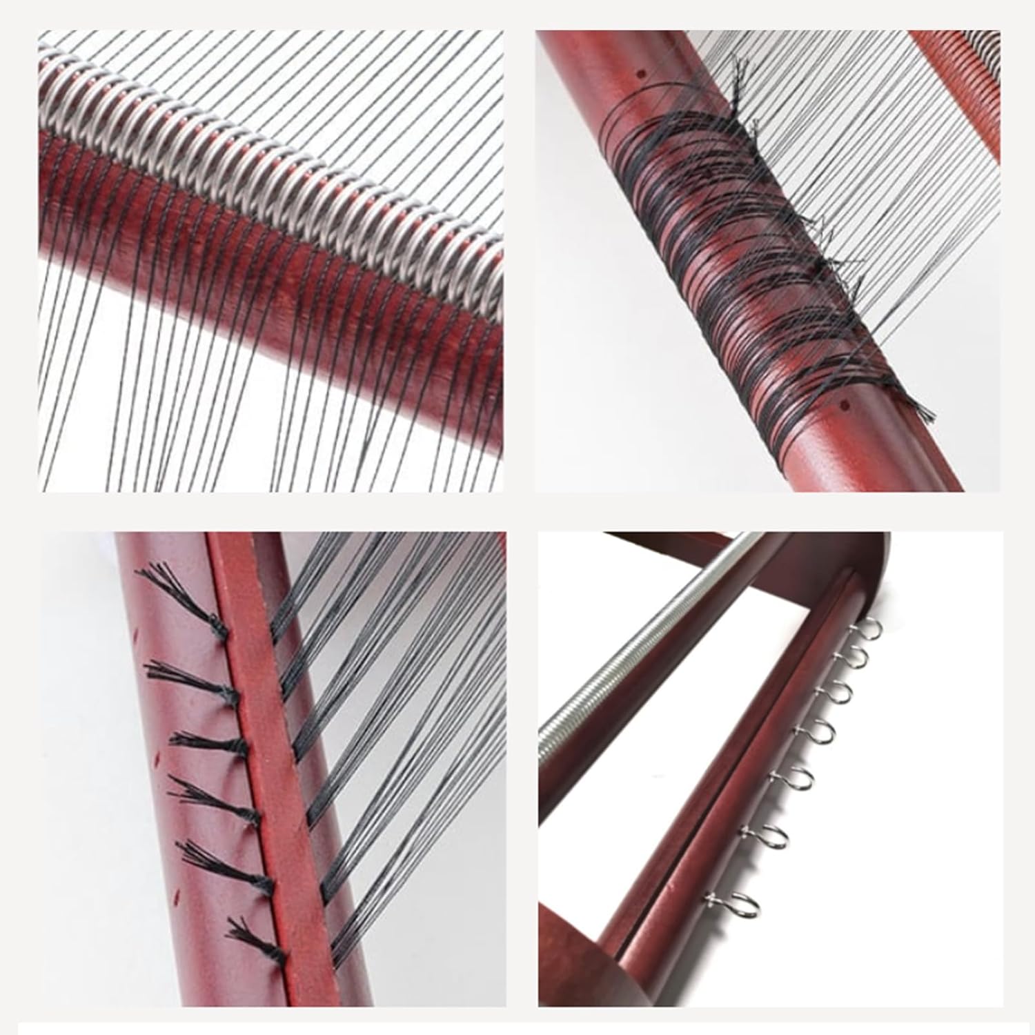 XDTKJDZ Wooden Bead Loom Set, Jewelry Making Bead Loom Tools, Dual Size Options, Multi-Bead Compatibility, Easy to Use, for DIY Necklace,Bracelet,Belts,and More