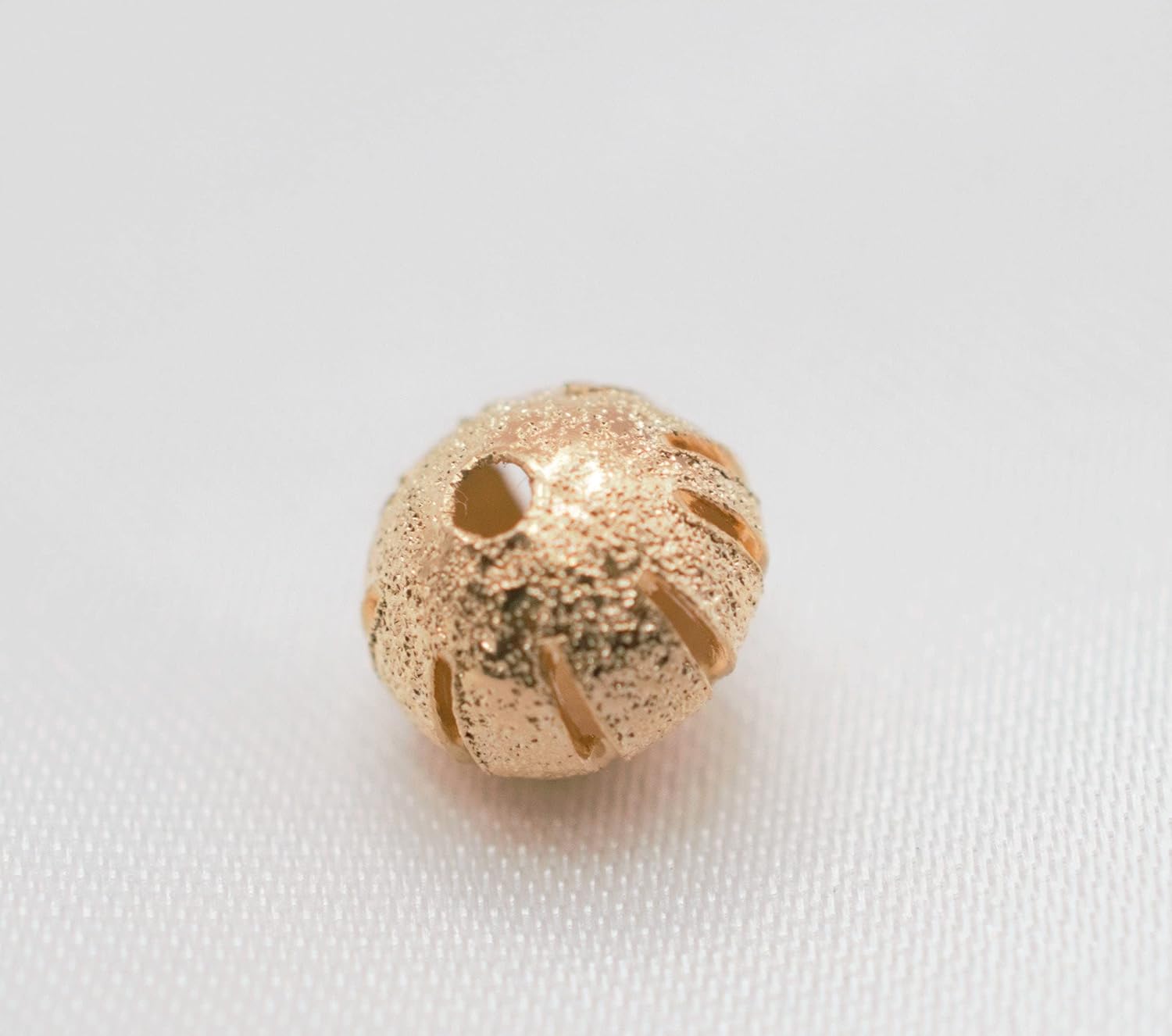 Beaded Jewelry 8mm /7x9mm Gold Filled EP Beads Diamond Cut Round Ball/Roundel Bead GF3333/GF3340 Gold Filled 18K