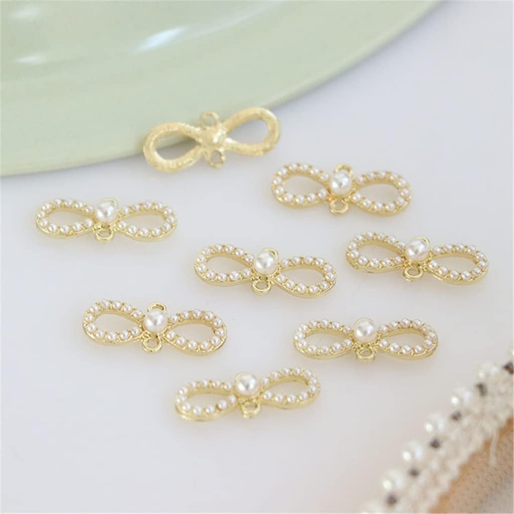 Pearl Dangling Pendant Earrings Accessories Handmade DIY Phone Case Jewelry Material