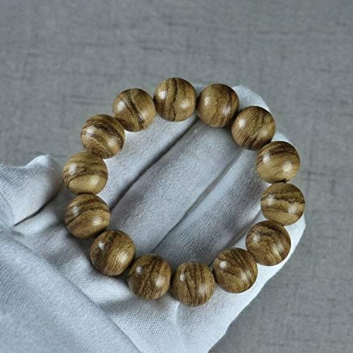 GLW Kalimantan Wild Agarwood Aloewood 15mm MALA Prayer Beads #4914