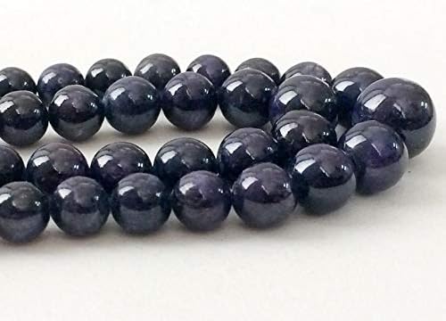 Blue Sapphire Plain Round Balls, Sapphire Beads, Sapphire Statement Necklace, 5-12.5mm, 8 Inch, 30 Pcs